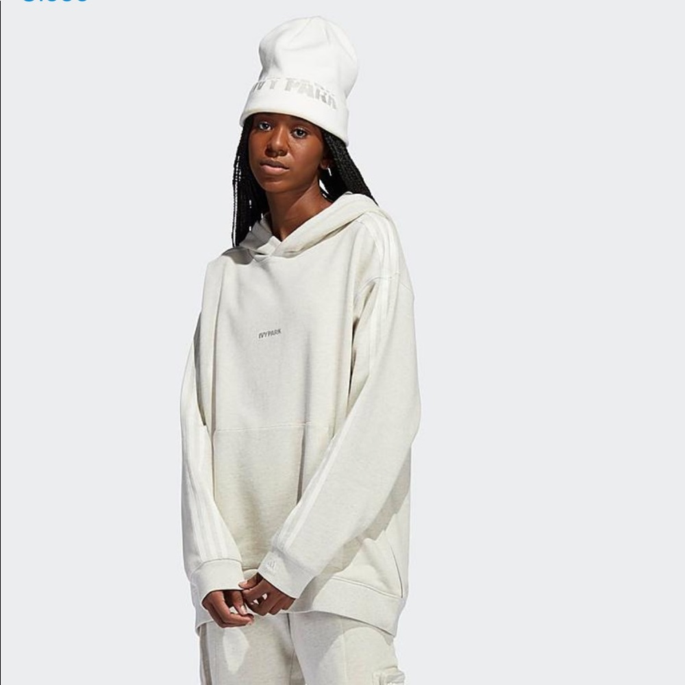 Ivy Park Cream Melange Cargo Sweater.